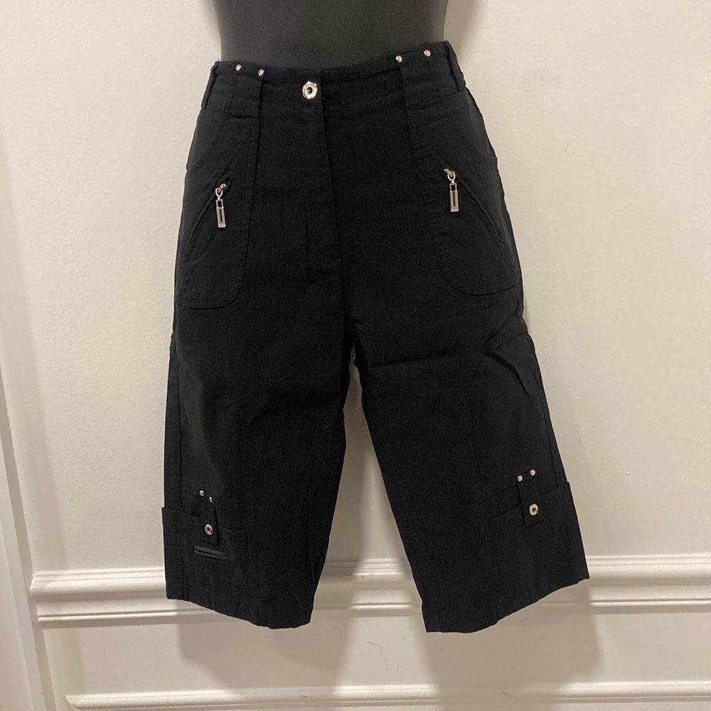 Jamie Sadock Black Bermuda Shorts in Size 4